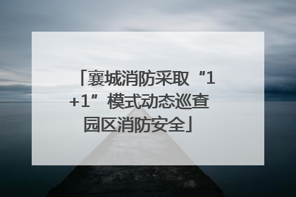 襄城消防采取“1+1”模式动态巡查园区消防安全