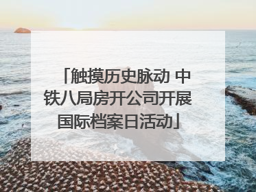触摸历史脉动 中铁八局房开公司开展国际档案日活动
