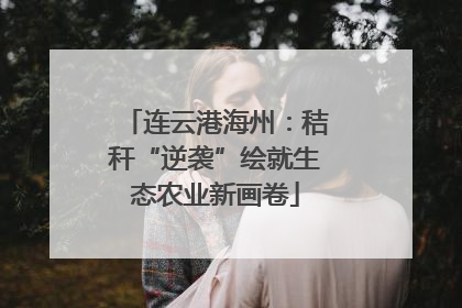 连云港海州：秸秆“逆袭”绘就生态农业新画卷