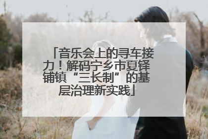 音乐会上的寻车接力！解码宁乡市夏铎铺镇“三长制”的基层治理新实践