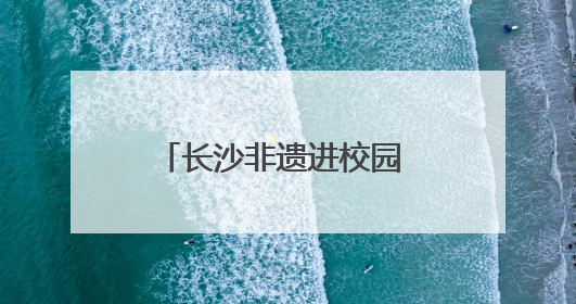 长沙非遗进校园 传统文化润童心