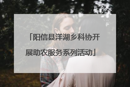 阳信县洋湖乡科协开展助农服务系列活动