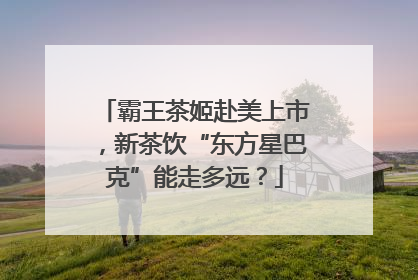 霸王茶姬赴美上市，新茶饮“东方星巴克”能走多远？