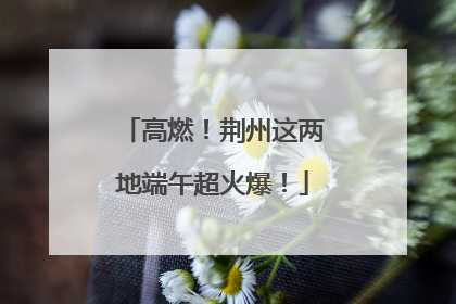 高燃！荆州这两地端午超火爆！