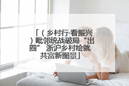 （乡村行·看振兴）毗邻统战破局“出圈” 浙沪乡村绘就共富新图景