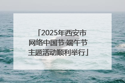 2025年西安市网络中国节·端午节主题活动顺利举行
