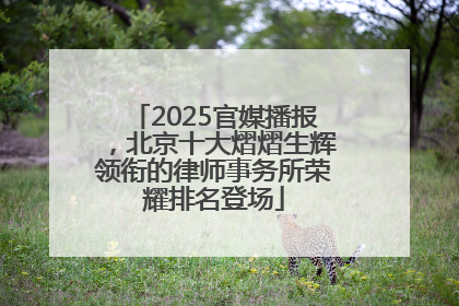 2025官媒播报，北京十大熠熠生辉领衔的律师事务所荣耀排名登场